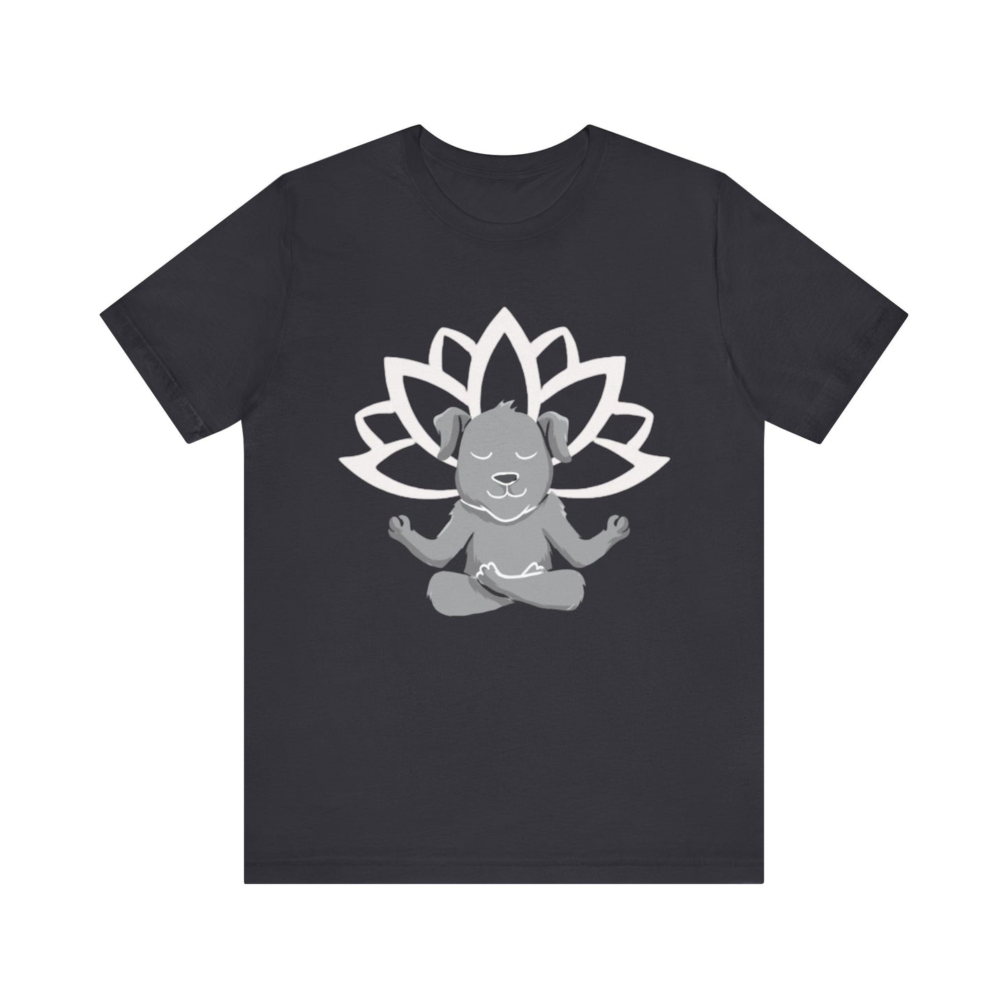 Lotus Dog - Unisex Jersey Short Sleeve Tee