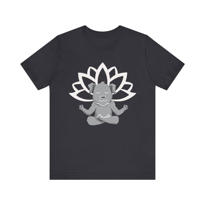 Lotus Dog - Unisex Jersey Short Sleeve Tee