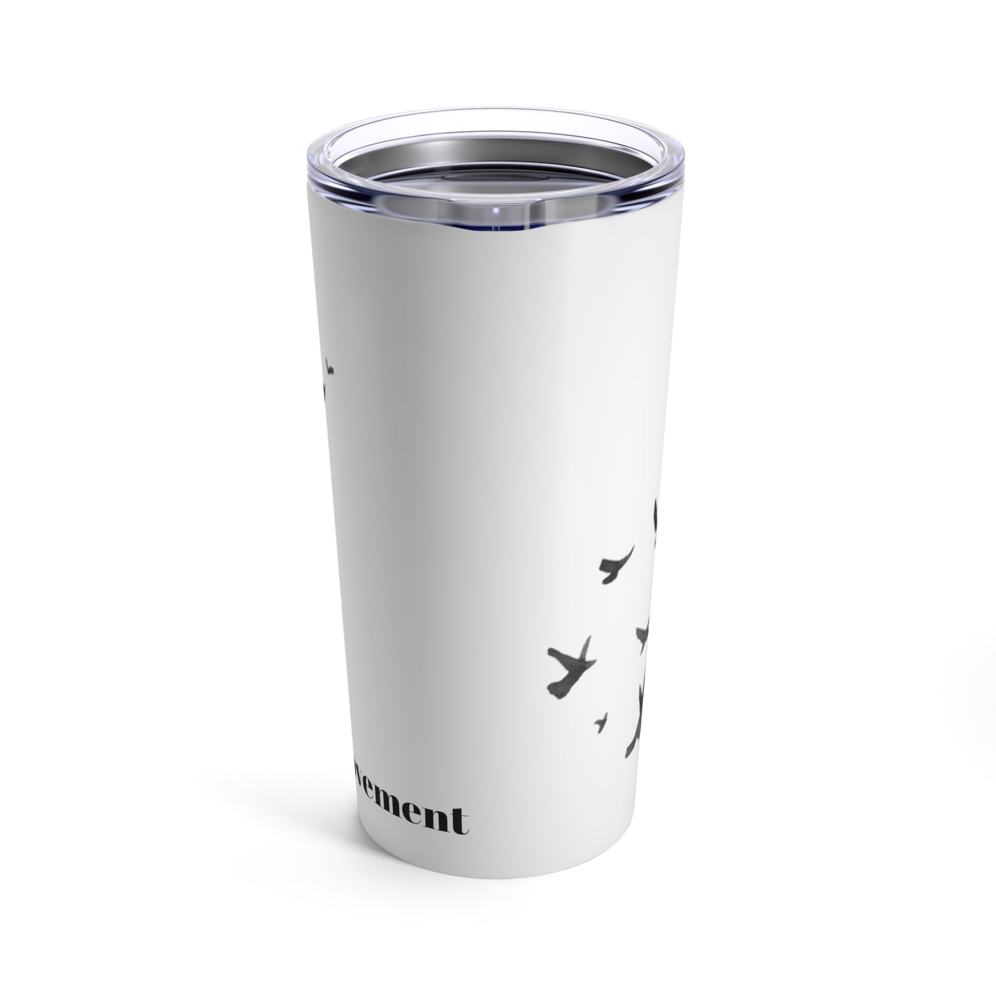 Bird Tumbler 20oz - white