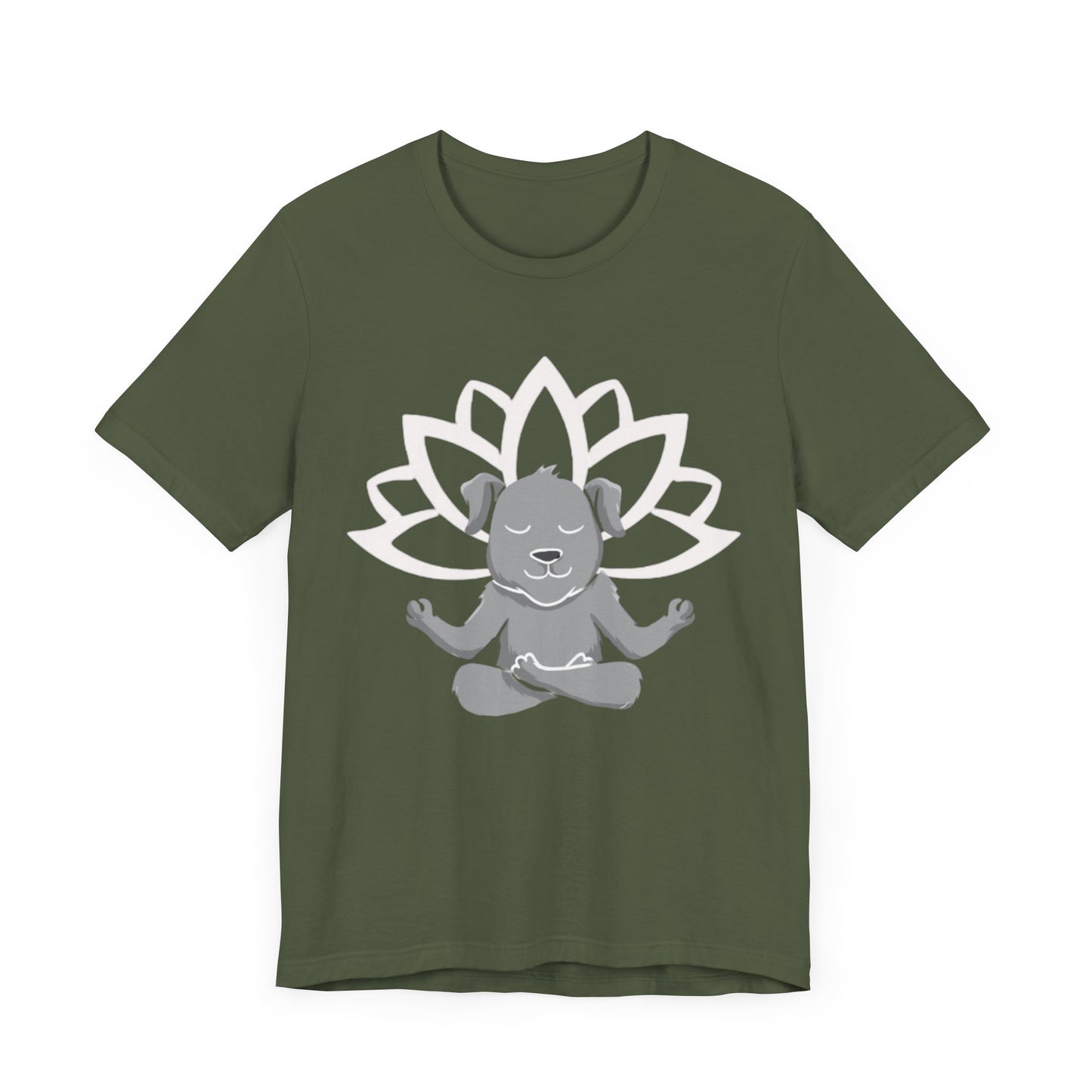 Lotus Dog - Unisex Jersey Short Sleeve Tee