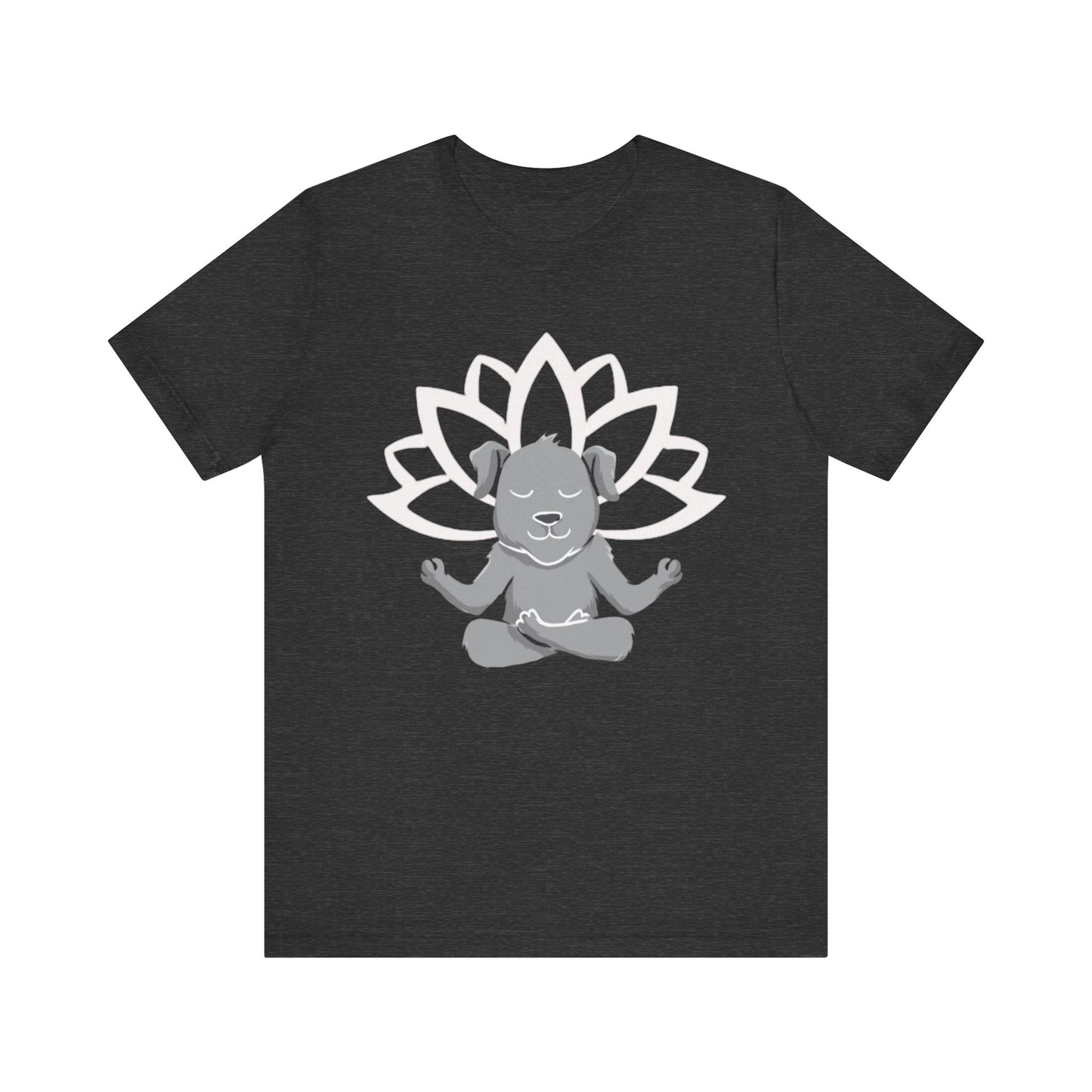 Lotus Dog - Unisex Jersey Short Sleeve Tee