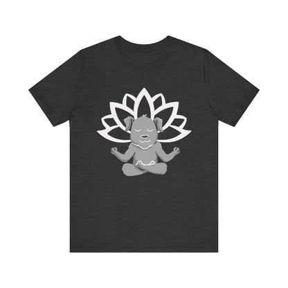 Lotus Dog - Unisex Jersey Short Sleeve Tee