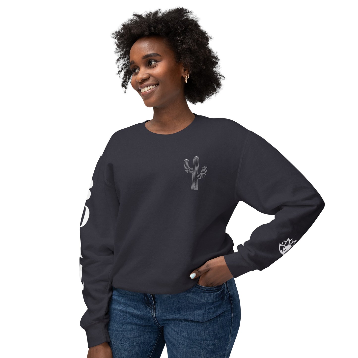 BDAZ Cactus - Unisex Lightweight Crewneck Sweatshirt