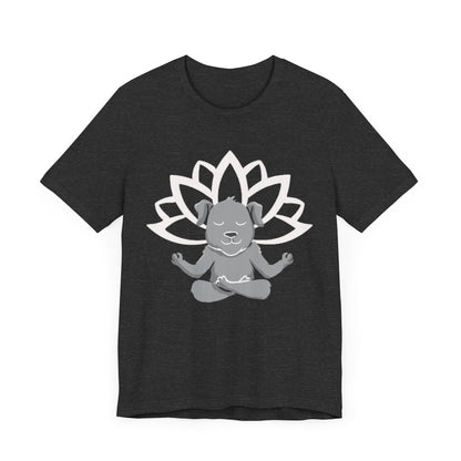 Lotus Dog - Unisex Jersey Short Sleeve Tee