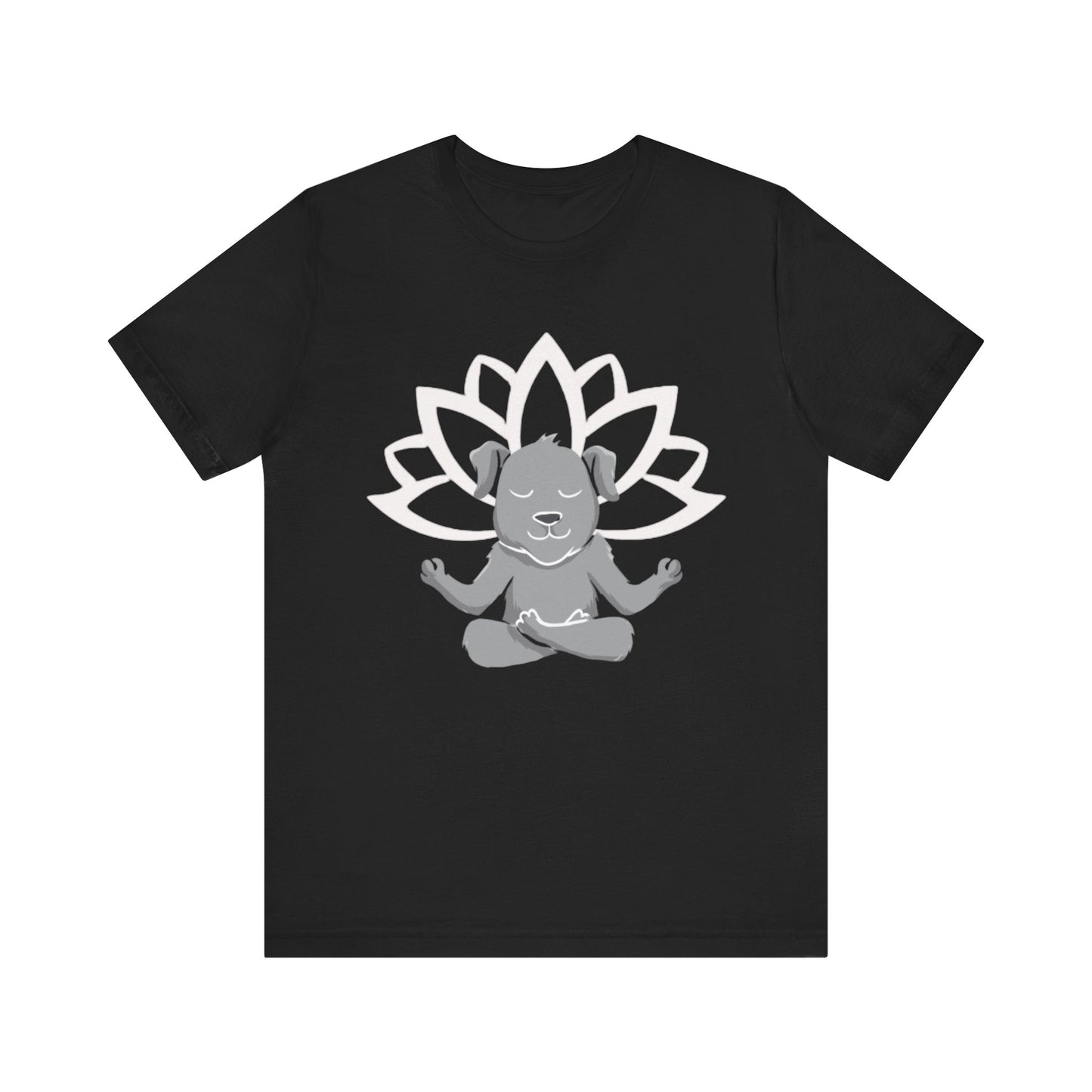 Lotus Dog - Unisex Jersey Short Sleeve Tee