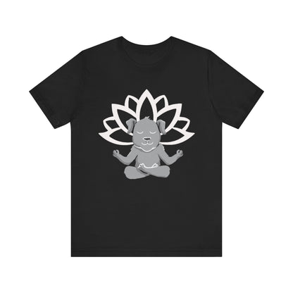 Lotus Dog - Unisex Jersey Short Sleeve Tee