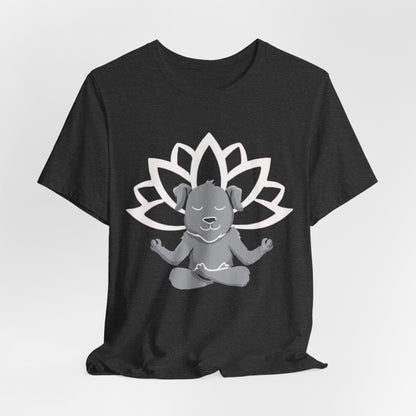 Lotus Dog - Unisex Jersey Short Sleeve Tee