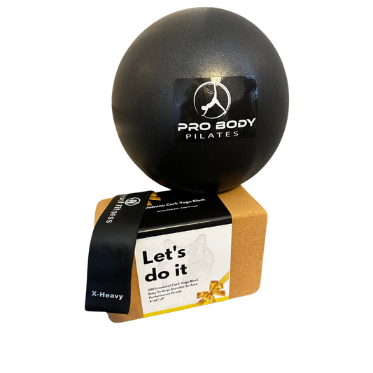 Yoga & Fitness Bundle (Band - Ball - Block)